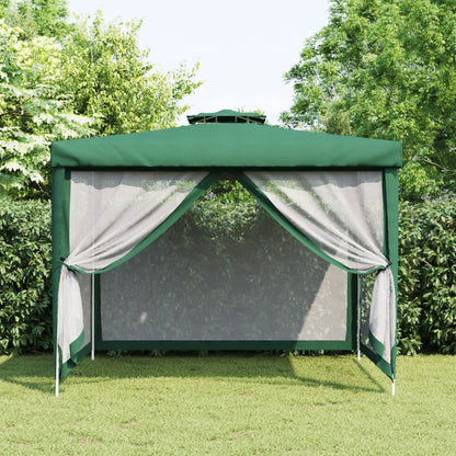 Tenda 3x3 de Eventos com Telhado Duplo - Verde