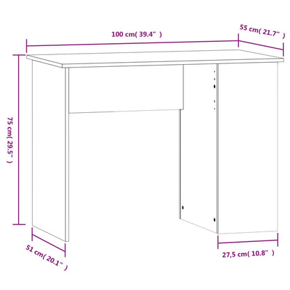 Secretária Dola - Branco - Design Minimalista