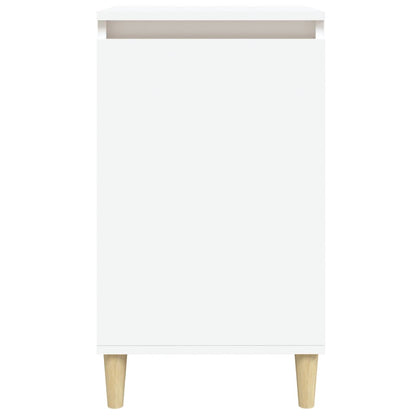 Mesa de cabeceira 40x35x70 cm derivados de madeira branco