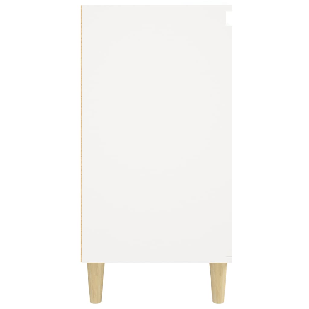 Mesa de cabeceira 40x35x70 cm derivados de madeira branco