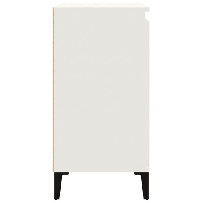 Mesa de cabeceira 40x35x70 cm derivados de madeira branco