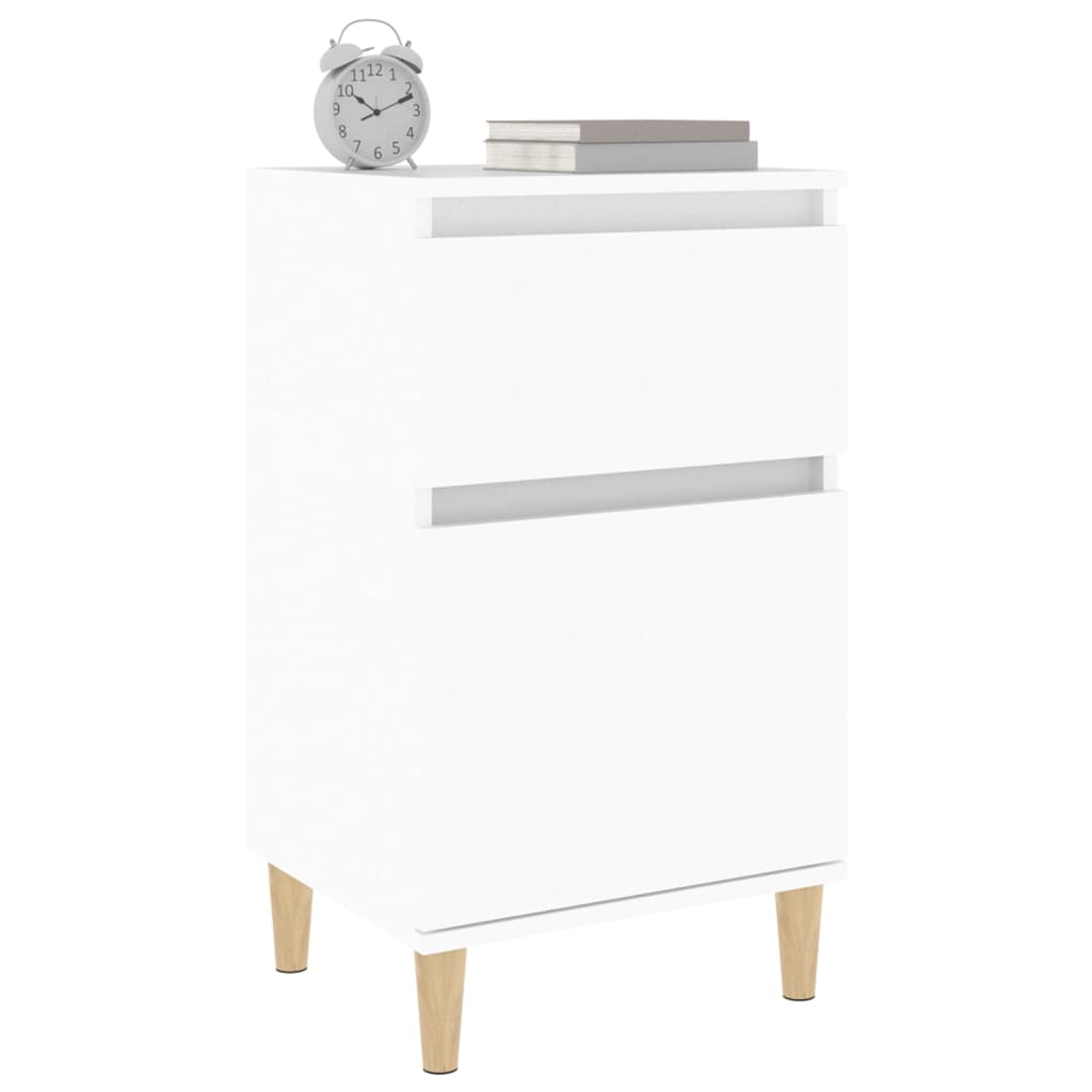 Mesa de cabeceira 40x35x70 cm branco