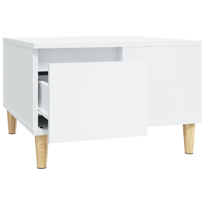 Mesa de centro 55x55x36,5 cm derivados de madeira branco