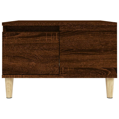 Mesa de centro 55x55x36,5cm derivados madeira carvalho castanho