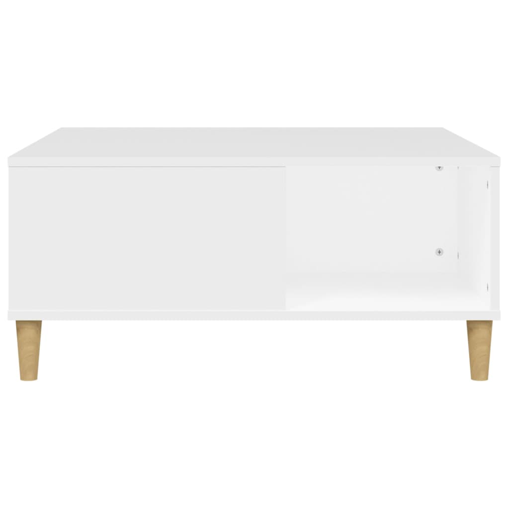 Mesa de centro 80x80x36,5 cm derivados de madeira branco