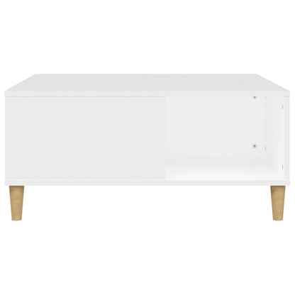 Mesa de centro 80x80x36,5 cm derivados de madeira branco