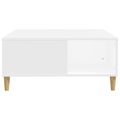 Mesa de centro 80x80x36,5 cm derivados de madeira branco