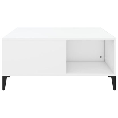 Mesa de centro 80x80x36,5 cm derivados de madeira branco