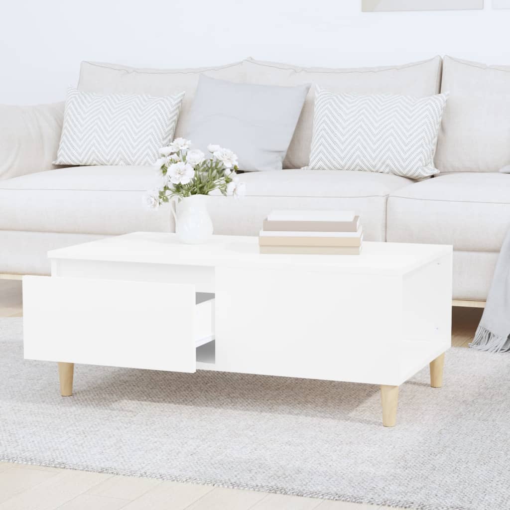 Mesa de centro 90x50x36,5 cm derivados de madeira branco