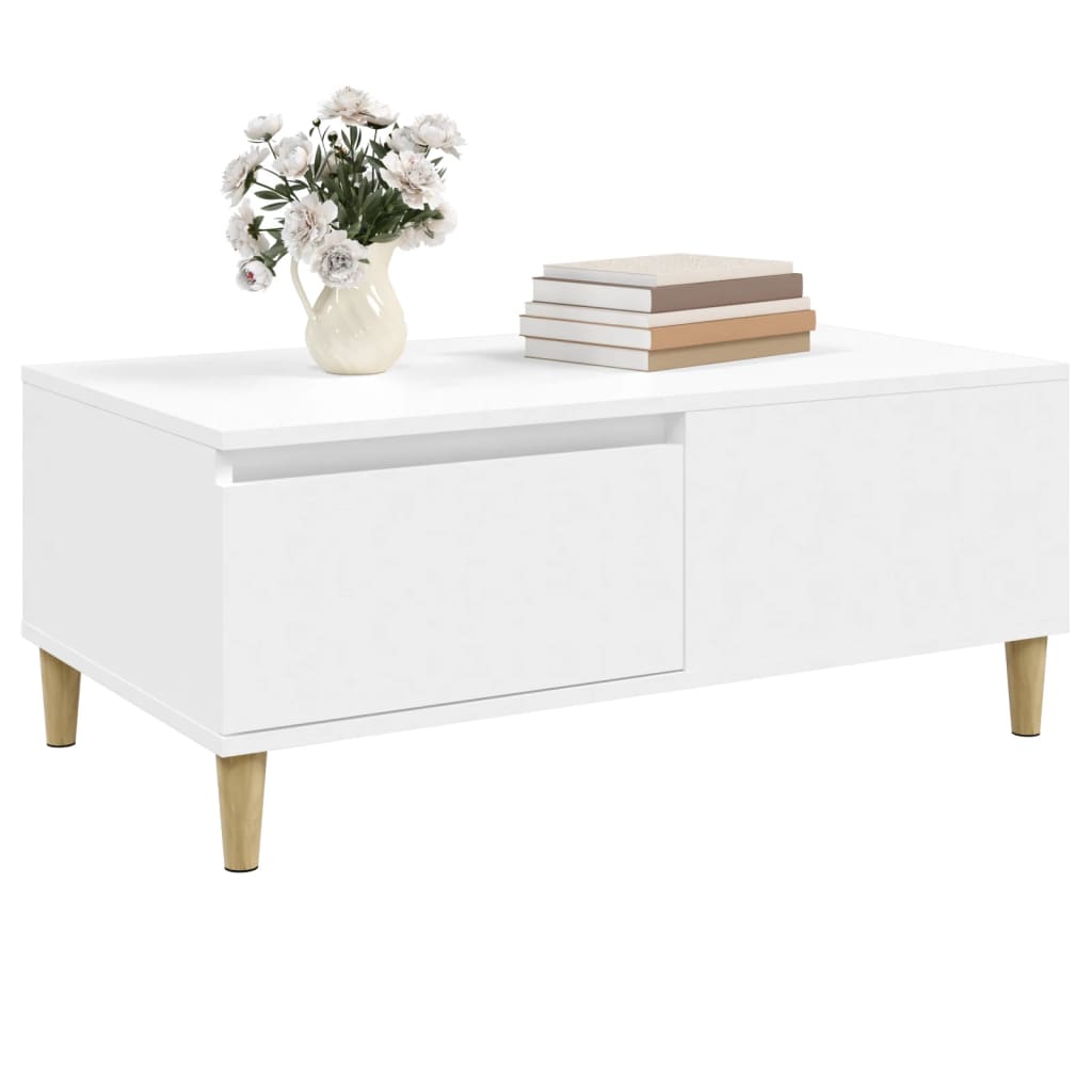 Mesa de centro 90x50x36,5 cm derivados de madeira branco