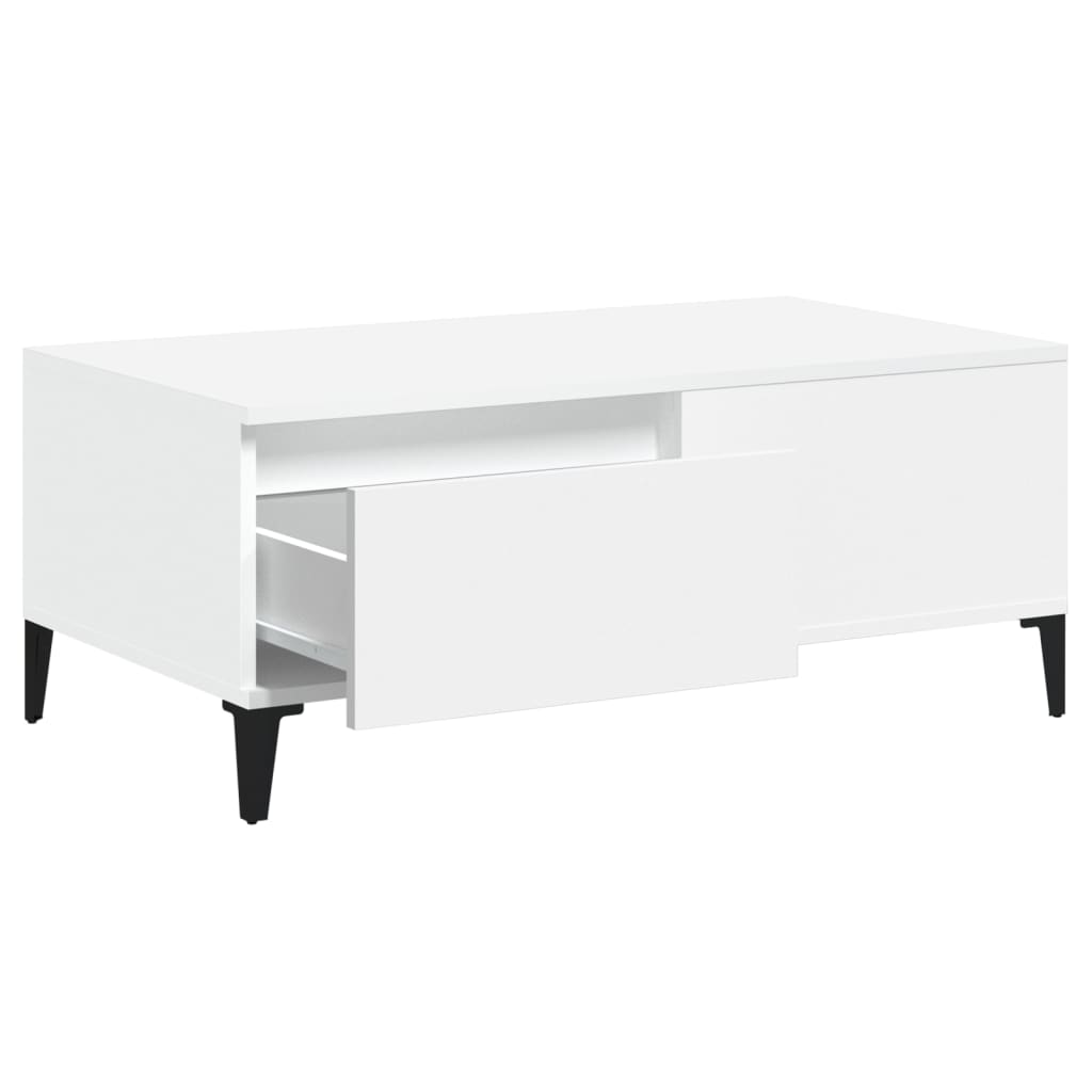 Mesa de centro 90x50x36,5 cm derivados de madeira branco