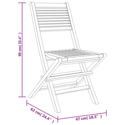 Conjunto de jantar para jardim 7 pcs madeira de teca maciça