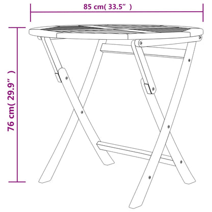 5 pcs conjunto de jantar p/ jardim madeira de teca maciça