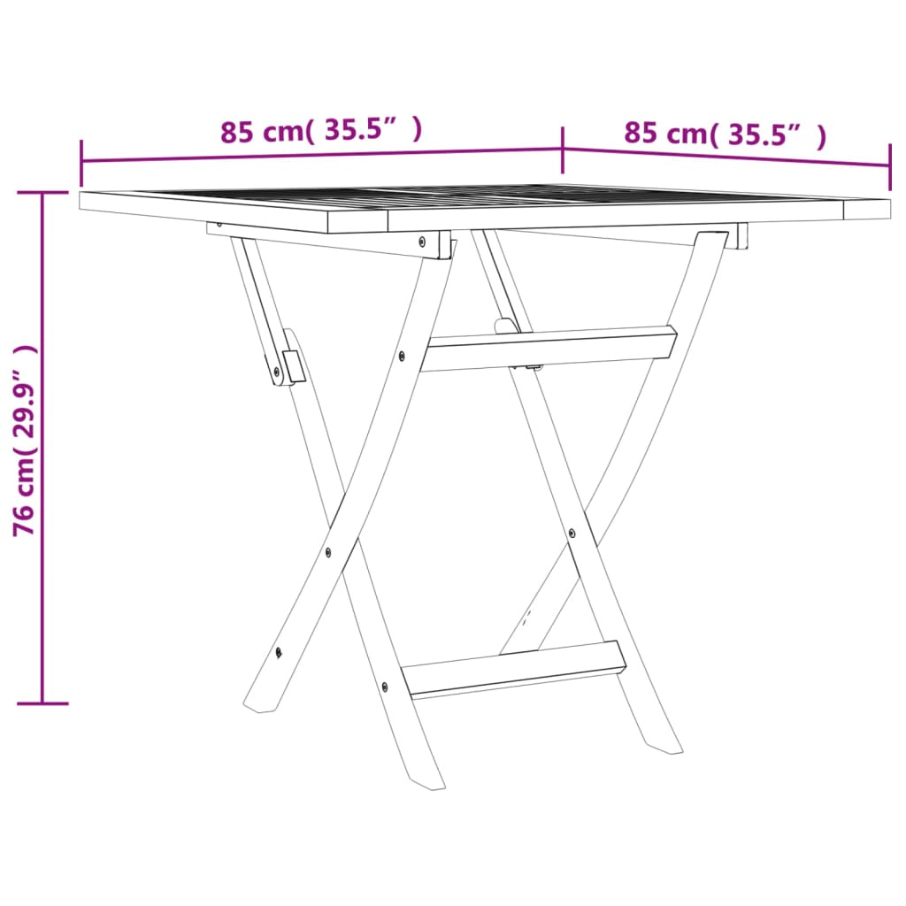 5 pcs conjunto de jantar p/ jardim madeira de teca maciça