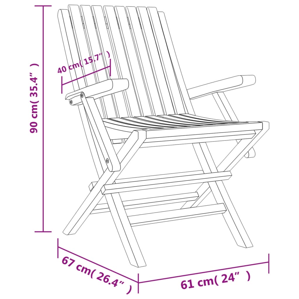 5 pcs conjunto de jantar p/ jardim madeira de teca maciça