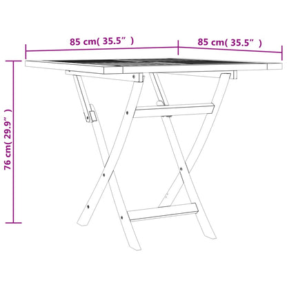 5 pcs conjunto de jantar p/ jardim madeira de teca maciça