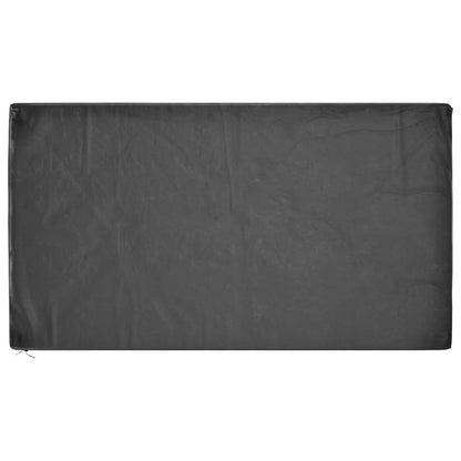 Capas p/ mobília de jardim 2 pcs 8 ilhós 125x70x35cm retangular