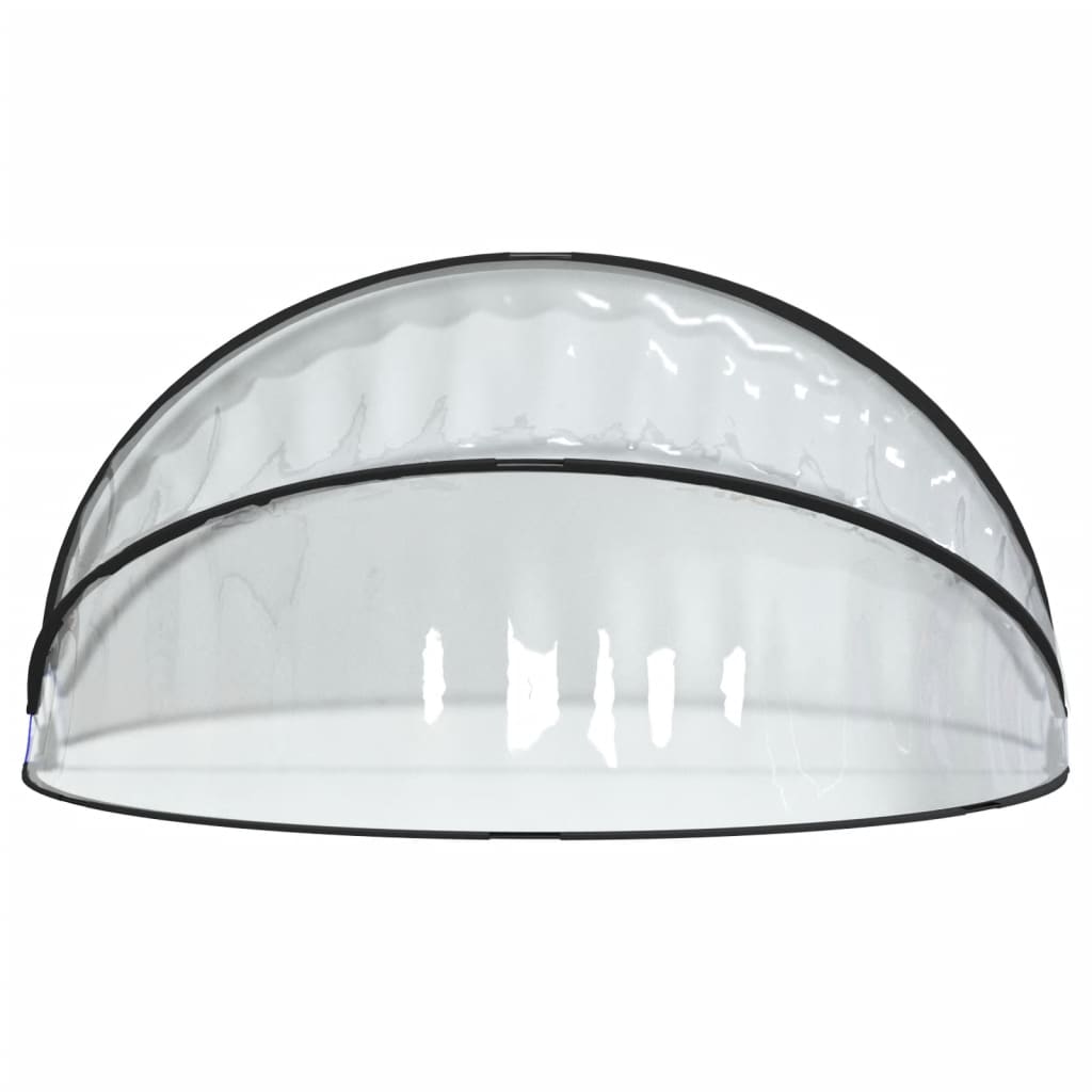 Cúpula de piscina redonda 315x158 cm PVC