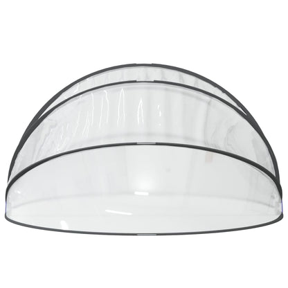 Cúpula de piscina redonda 467x234 cm PVC