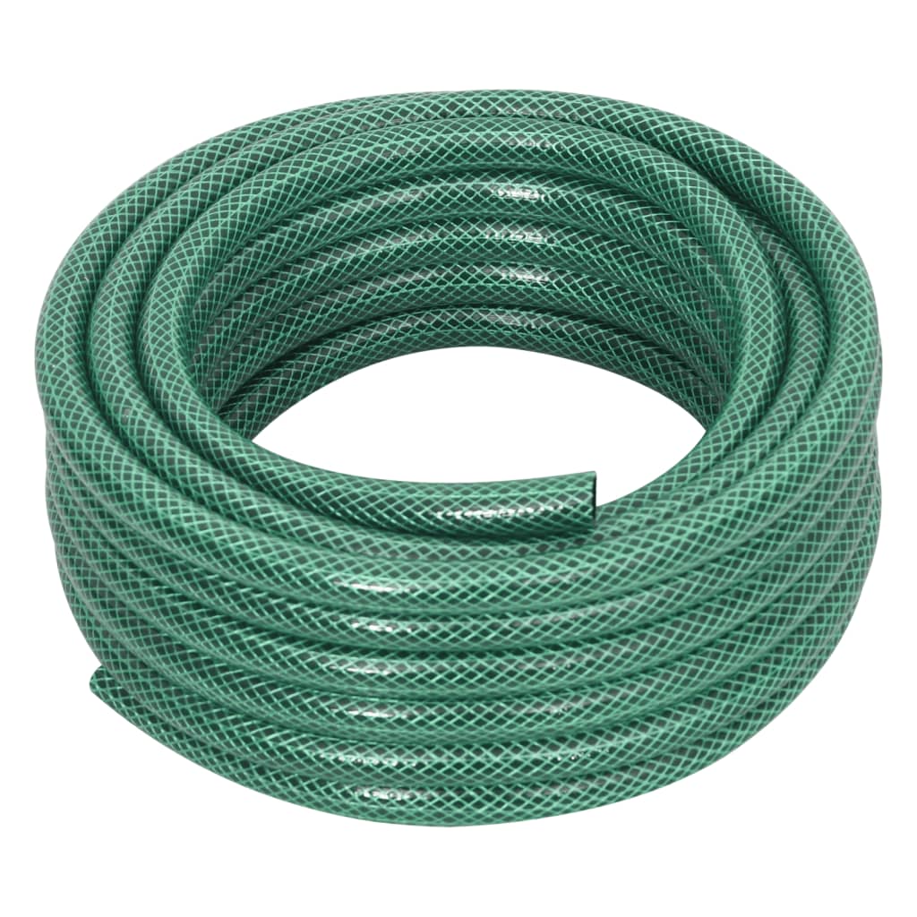 Mangueira de jardim com conjunto de encaixe 0,6" 10 m PVC verde