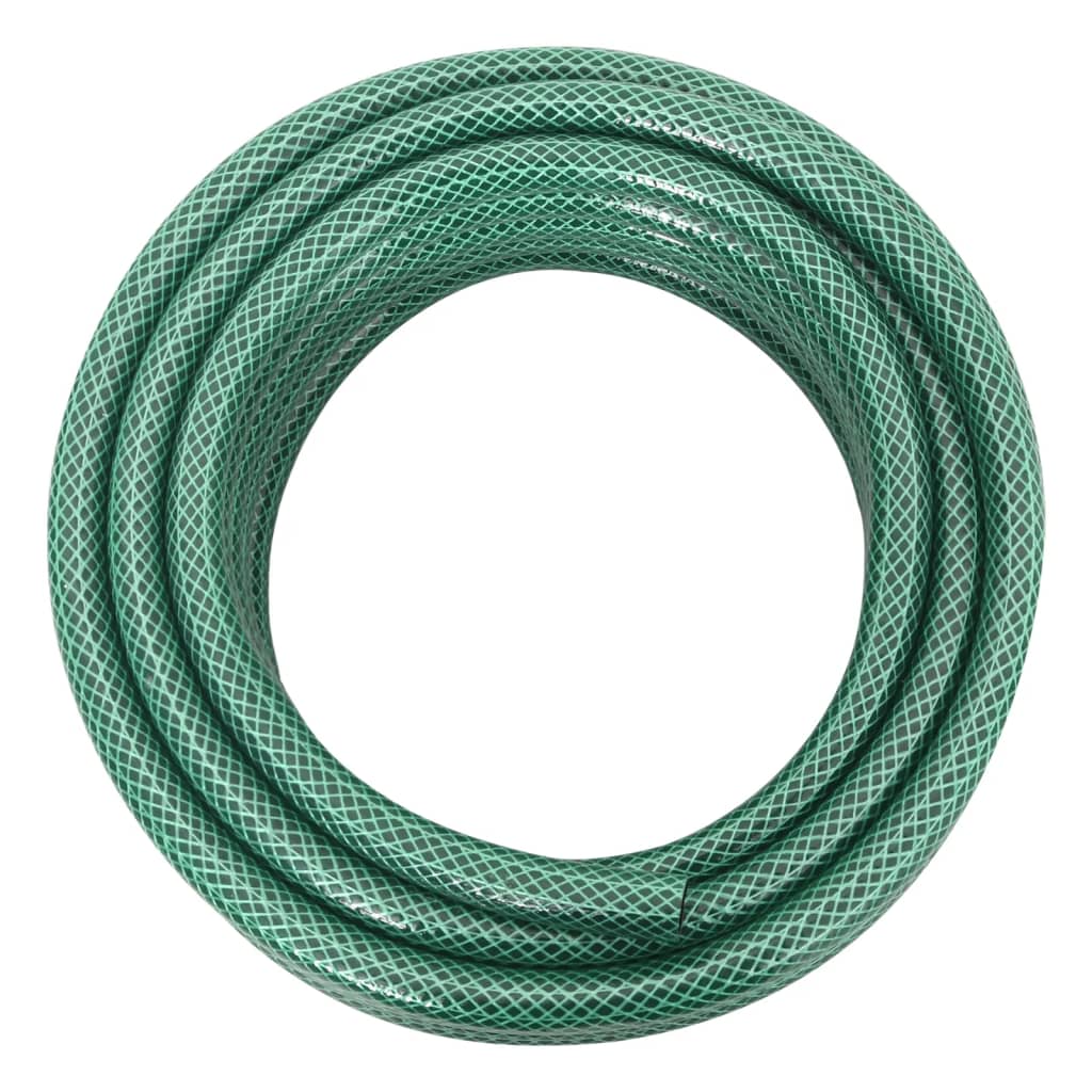 Mangueira de jardim com conjunto de encaixe 0,6" 10 m PVC verde