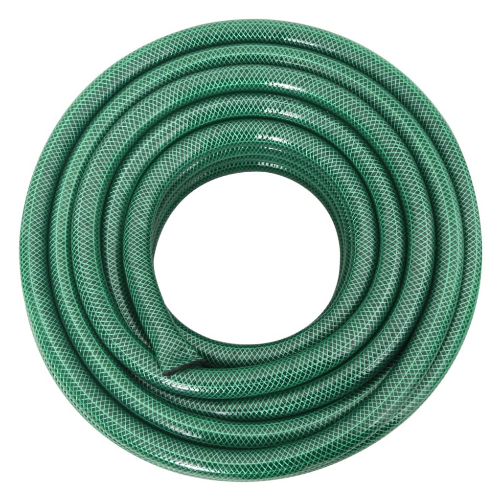 Mangueira de jardim com conjunto de encaixe 0,9" 20 m PVC verde