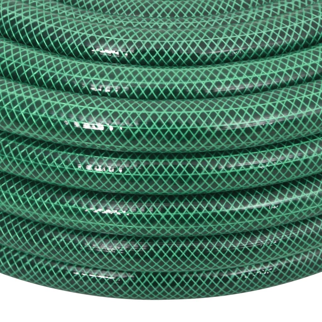 Mangueira de jardim com conjunto de encaixe 0,9" 50 m PVC verde