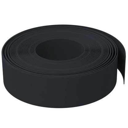 Bordas de jardim 3 pcs 10 m 15 cm polietileno preto