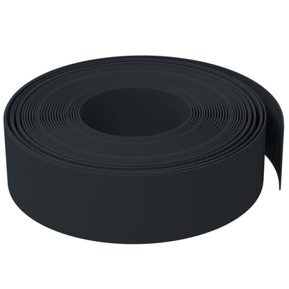 Bordas de jardim 4 pcs 10 m 15 cm polietileno preto