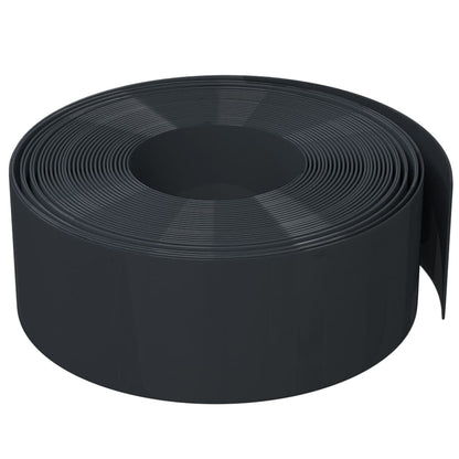 Bordas de jardim 4 pcs 10 m 20 cm polietileno preto