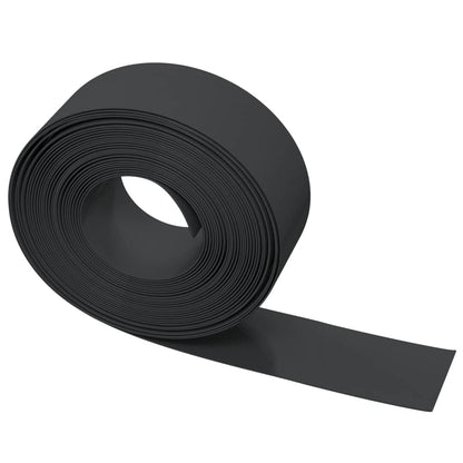 Bordas de jardim 4 pcs 10 m 20 cm polietileno preto