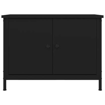 Móvel para TV c/ portas 60x35x45 cm derivados de madeira preto