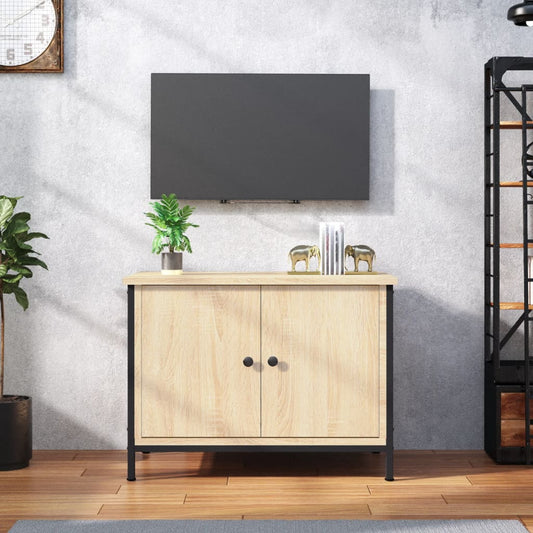 Móvel de TV Iris com 2 Portas de 60 cm - Carvalho - Design Moderno