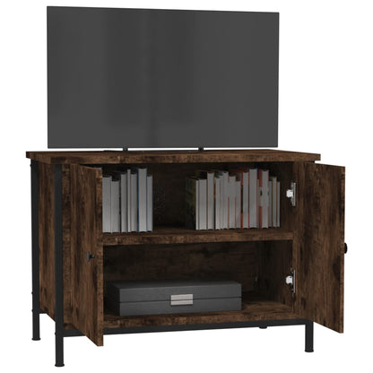 Móvel de TV Iris com 2 Portas de 60 cm - Madeira Rústica - Design Moderno