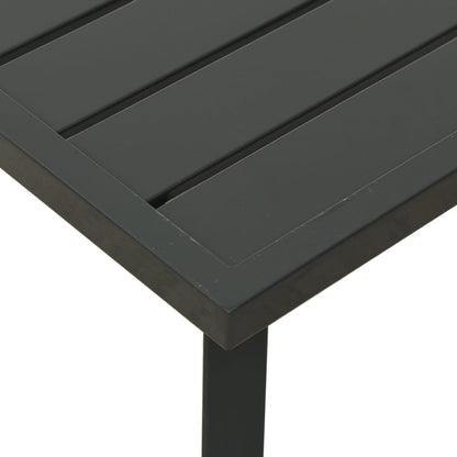 Mesa de centro de jardim 110x55x35 cm aço antracite