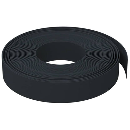 Borda de jardim 10 m 10 cm polietileno preto