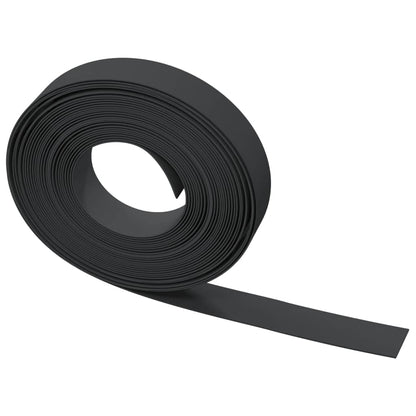 Borda de jardim 10 m 10 cm polietileno preto