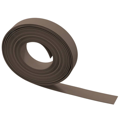 Borda de jardim 10 m 10 cm polietileno castanho