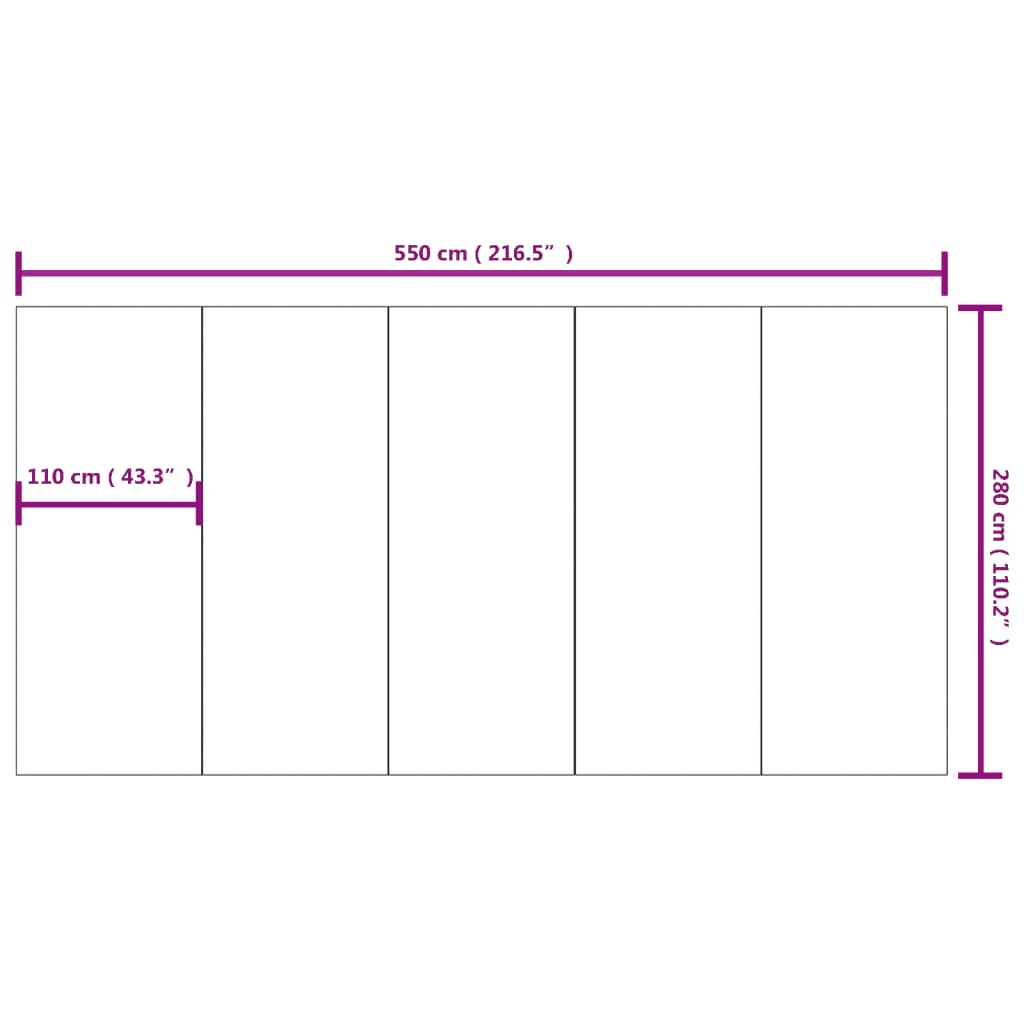 Pano para chão de piscinas 550x280 cm poliéster geotêxtil cinza