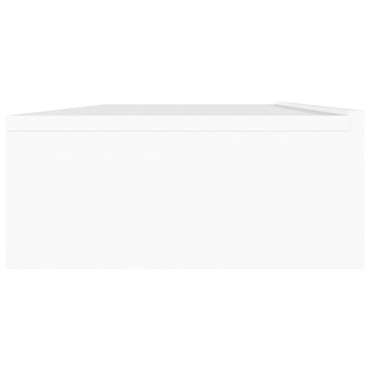 Móvel de TV com luzes LED 120x35x15,5 cm branco