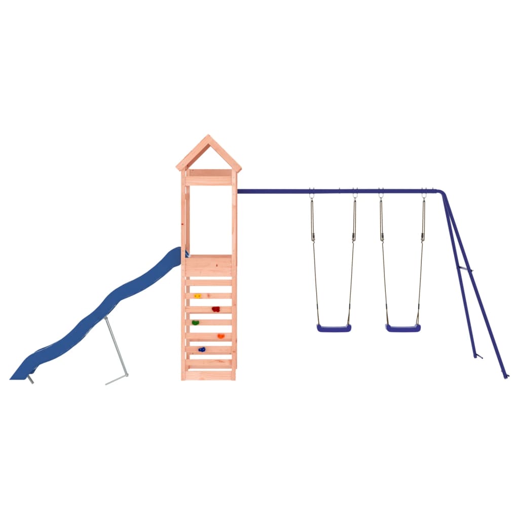 Conjunto de brincar para exterior madeira de douglas maciça