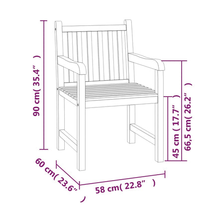 5 pcs conjunto de jantar p/ jardim madeira de teca maciça