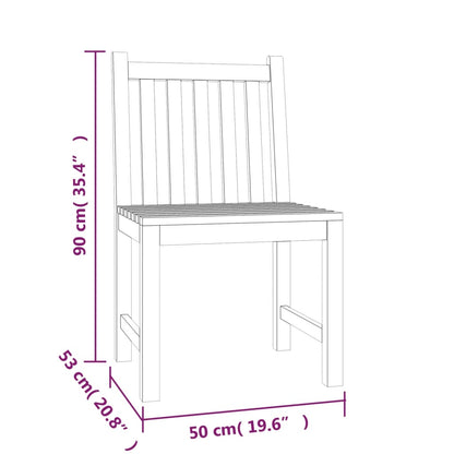 Conjunto de jantar para jardim 7 pcs madeira de teca maciça