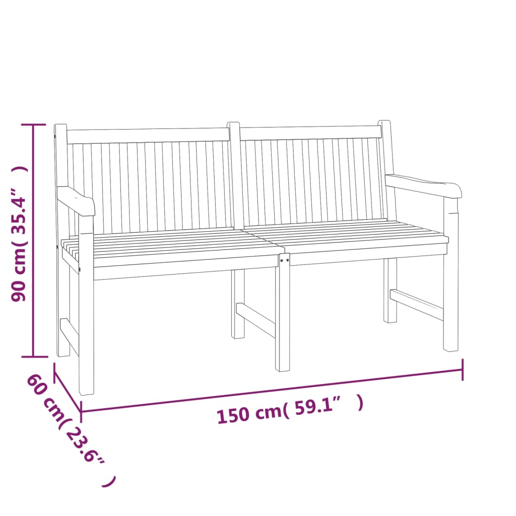 3 pcs conjunto de jantar para jardim madeira de teca maciça