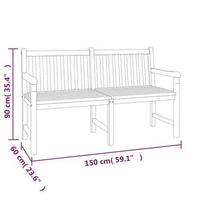 3 pcs conjunto de jantar para jardim madeira de teca maciça