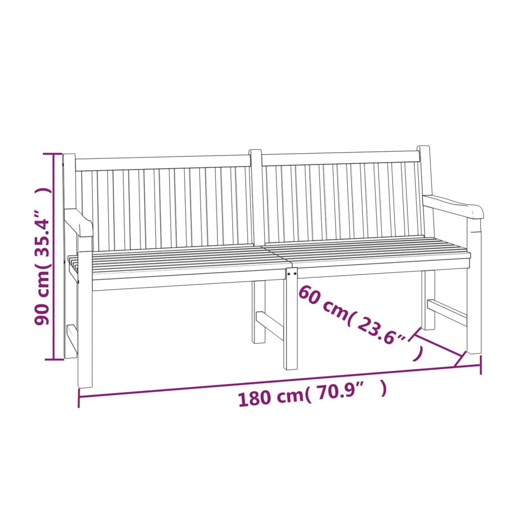 3 pcs conjunto de jantar para jardim madeira de teca maciça