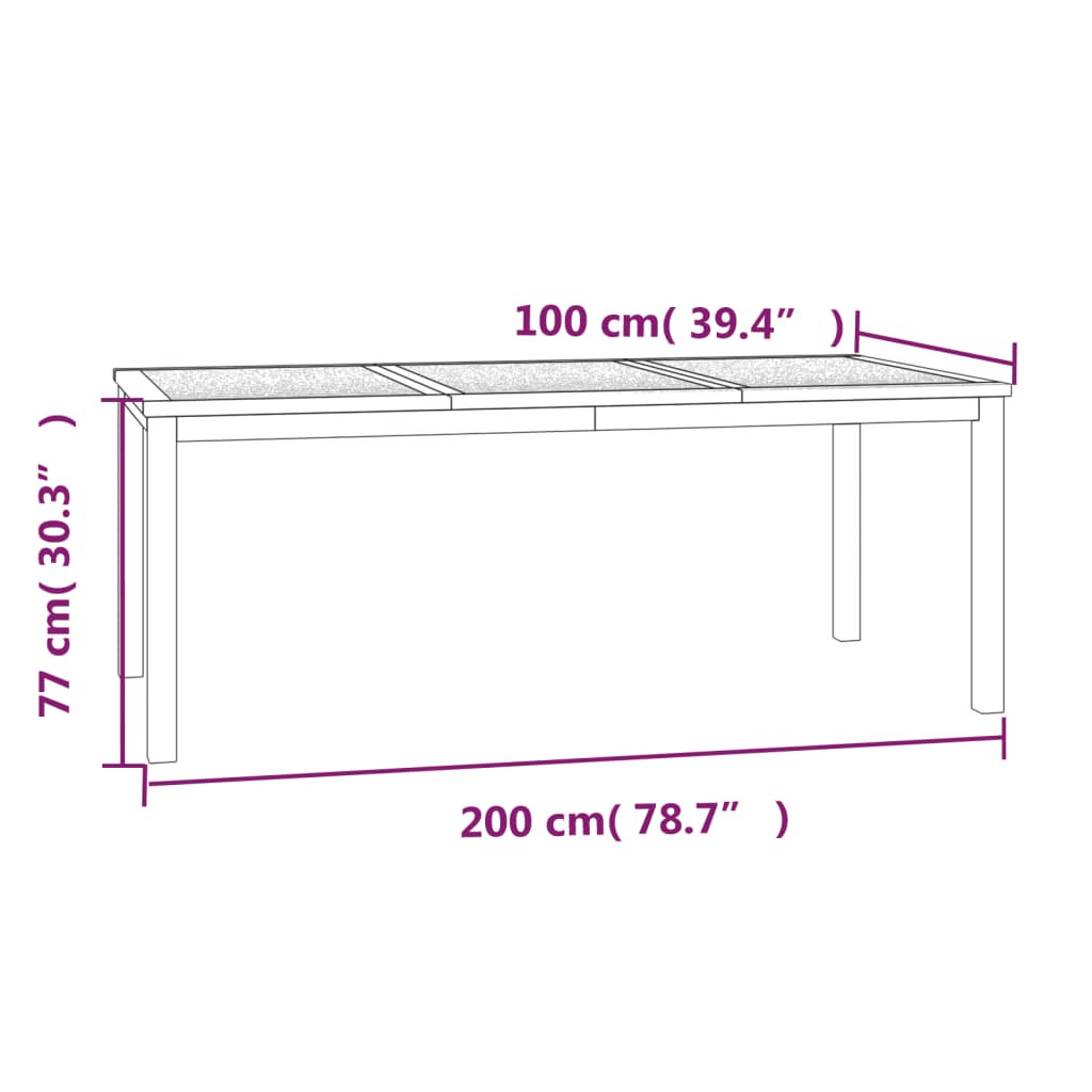 3 pcs conjunto de jantar para jardim madeira de teca maciça