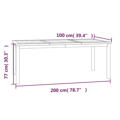 3 pcs conjunto de jantar para jardim madeira de teca maciça