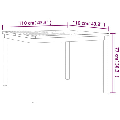 5 pcs conjunto de jantar p/ jardim madeira de teca maciça