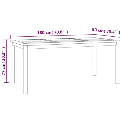 3 pcs conjunto de jantar para jardim madeira de teca maciça